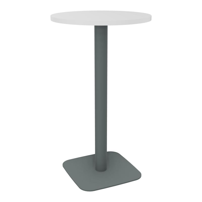 TABLE MANGE DEBOUT RONDE Ø60CM PIED CENTRAL H104,5 CM  ÉP. 25 MM  MG SU