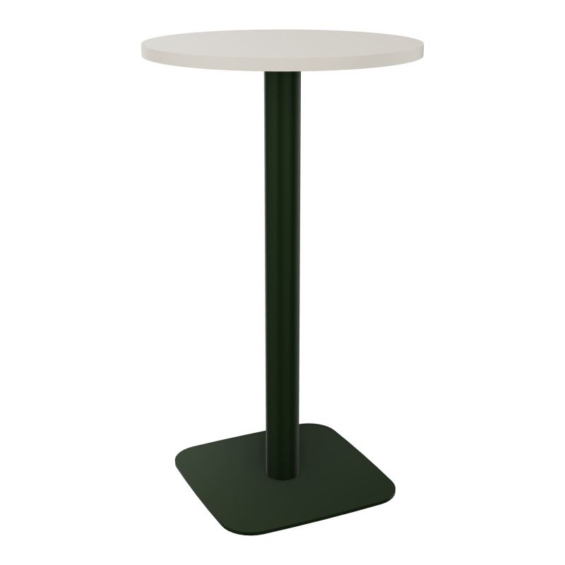 TABLE MANGE DEBOUT RONDE Ø60CM PIED CENTRAL H104,5 CM  ÉP. 25 MM  N5 ST