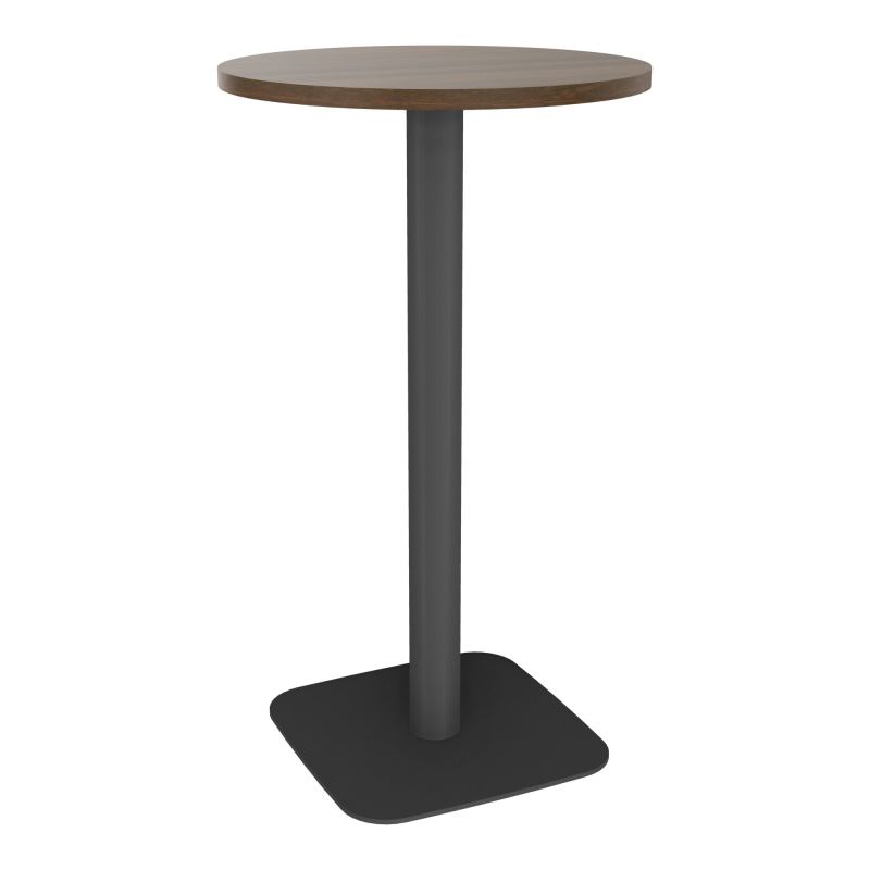 TABLE MANGE DEBOUT RONDE Ø60CM PIED CENTRAL H104,5 CM  ÉP. 25 MM  N6 SC