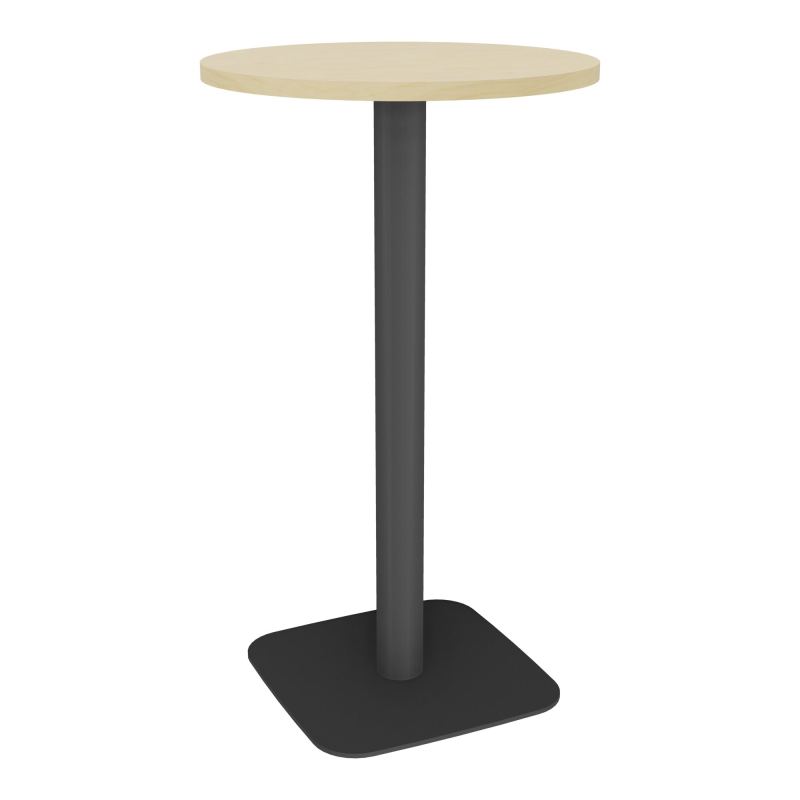 TABLE MANGE DEBOUT RONDE Ø60CM PIED CENTRAL H104,5 CM  ÉP. 25 MM  N8 SC