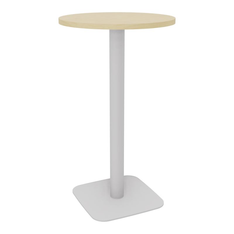 TABLE MANGE DEBOUT RONDE Ø60CM PIED CENTRAL H104,5 CM  ÉP. 25 MM  N8 SD