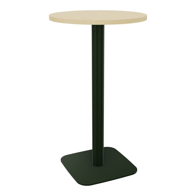 TABLE MANGE DEBOUT RONDE Ø60CM PIED CENTRAL H104,5 CM  ÉP. 25 MM  N8 ST
