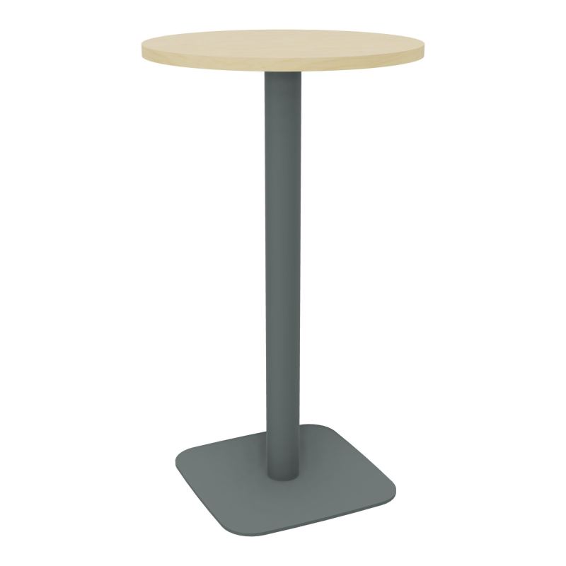 TABLE MANGE DEBOUT RONDE Ø60CM PIED CENTRAL H104,5 CM  ÉP. 25 MM  N8 SU