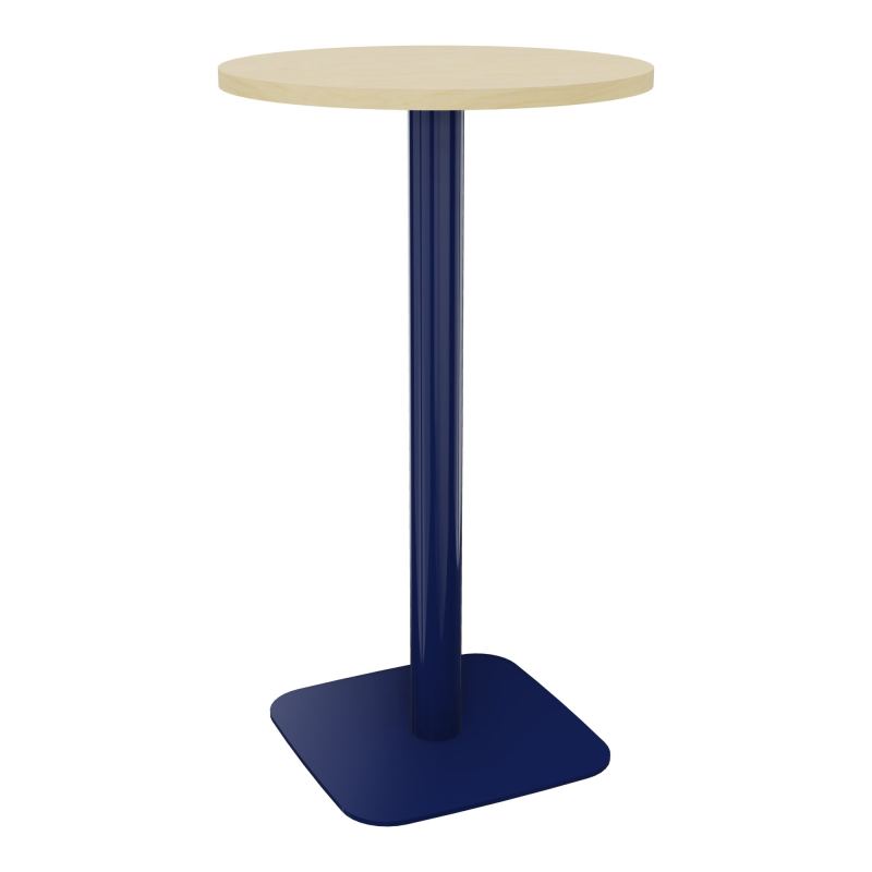 TABLE MANGE DEBOUT RONDE Ø60CM PIED CENTRAL H104,5 CM  ÉP. 25 MM  N8 X4