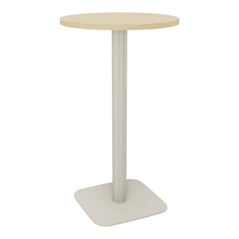 TABLE MANGE DEBOUT RONDE Ø60CM PIED CENTRAL H104,5 CM  ÉP. 25 MM  N8 ZC