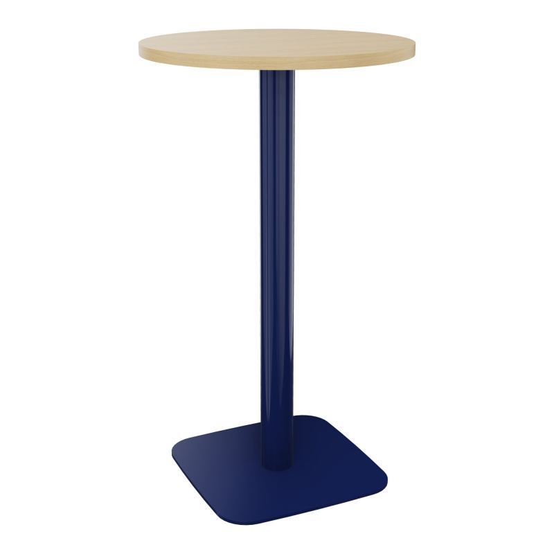 TABLE MANGE DEBOUT RONDE Ø60CM PIED CENTRAL H104,5 CM  ÉP. 25 MM  R1 X4