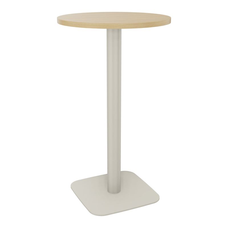 TABLE MANGE DEBOUT RONDE Ø60CM PIED CENTRAL H104,5 CM  ÉP. 25 MM  R1 ZC