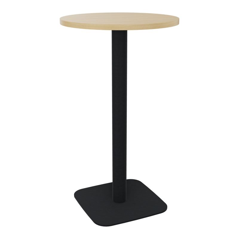TABLE MANGE DEBOUT RONDE Ø60CM PIED CENTRAL H104,5 CM  ÉP. 25 MM  R1 ZP