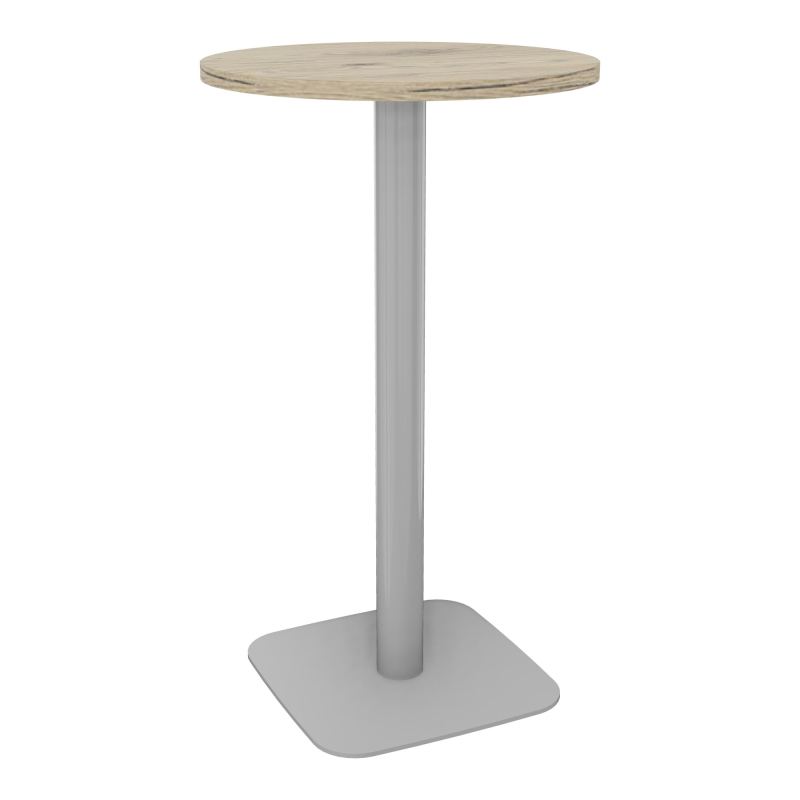TABLE MANGE DEBOUT RONDE Ø60 CM PIED CENTRAL H104,5 CM  ÉP. 25 MM  R3 SA