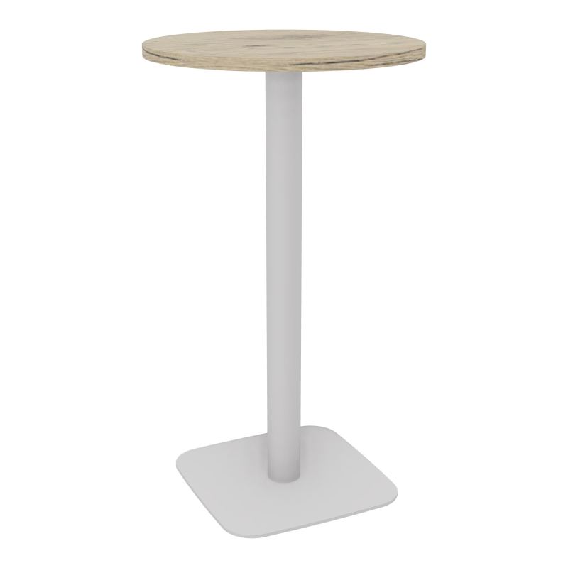 TABLE MANGE DEBOUT RONDE Ø60CM PIED CENTRAL H104,5 CM  ÉP. 25 MM  R3 SD