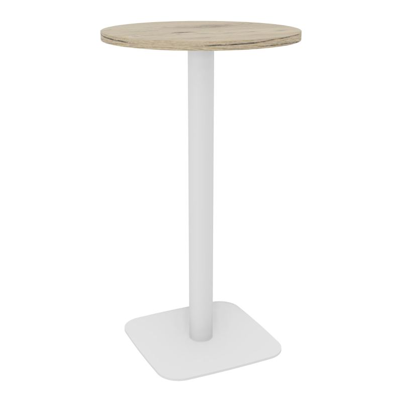 TABLE MANGE DEBOUT RONDE Ø60CM PIED CENTRAL H104,5 CM  ÉP. 25 MM  R3 ZO