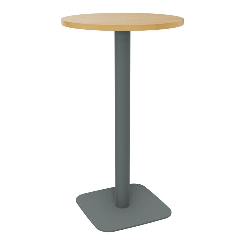 TABLE MANGE DEBOUT RONDE Ø60CM PIED CENTRAL H104,5 CM  ÉP. 25 MM  R5 SU