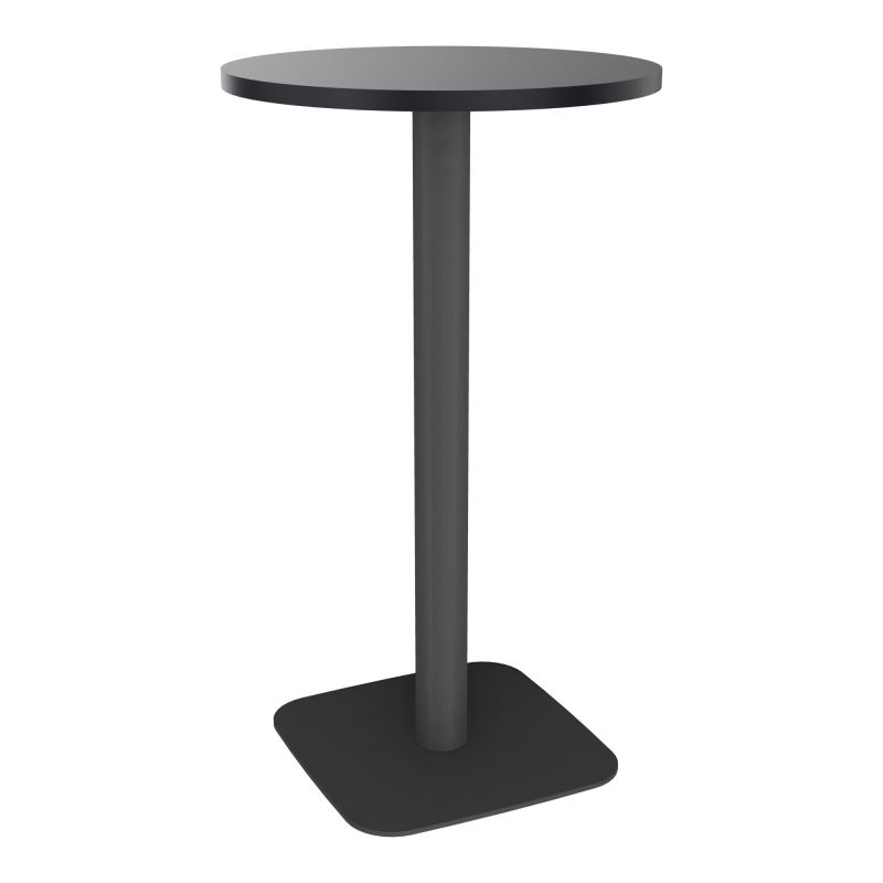 TABLE MANGE DEBOUT RONDE Ø60CM PIED CENTRAL H104,5 CM  ÉP. 25 MM  R9 SC