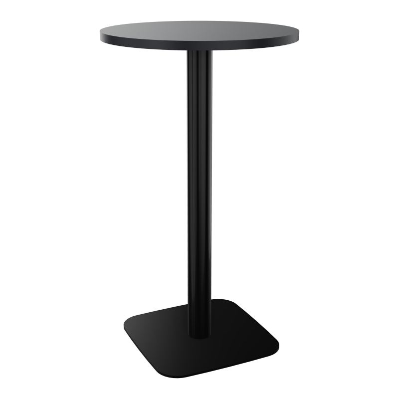 TABLE MANGE DEBOUT RONDE Ø60CM PIED CENTRAL H104,5 CM  ÉP. 25 MM  R9 SG