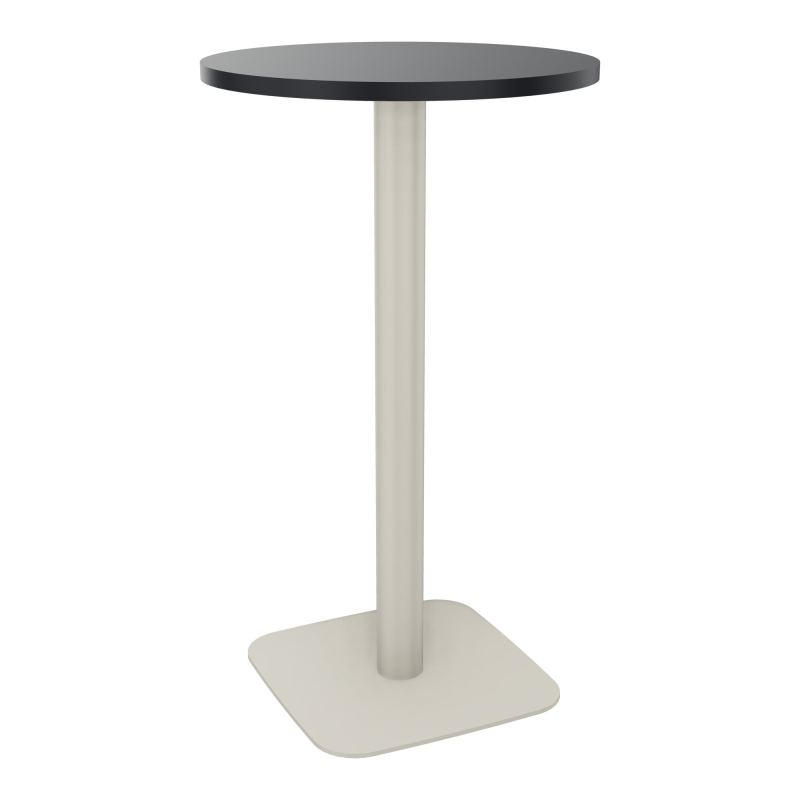 TABLE MANGE DEBOUT RONDE Ø60CM PIED CENTRAL H104,5 CM  ÉP. 25 MM  R9 ZC