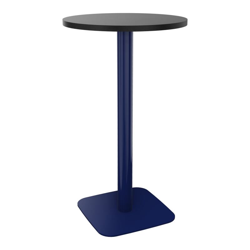 TABLE MANGE DEBOUT RONDE Ø60CM PIED CENTRAL H104,5 CM  ÉP. 25 MM  RK X4