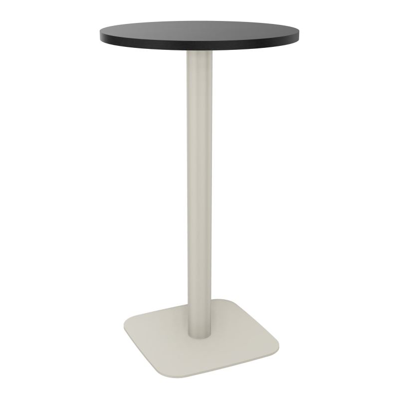 TABLE MANGE DEBOUT RONDE Ø60CM PIED CENTRAL H104,5 CM  ÉP. 25 MM  RK ZC