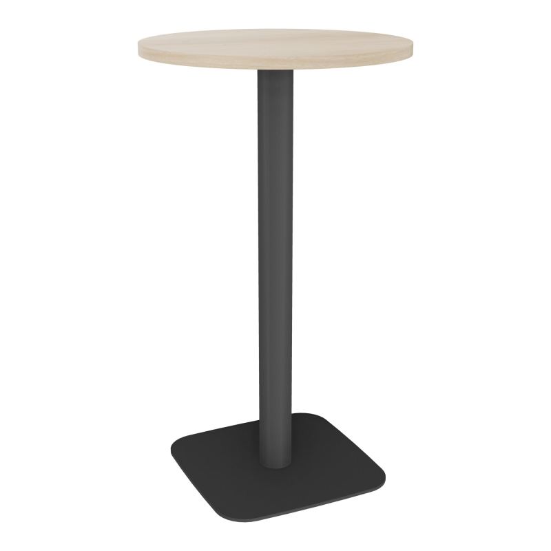 TABLE MANGE DEBOUT RONDE Ø60CM PIED CENTRAL H104,5 CM  ÉP. 25 MM  RZ SC
