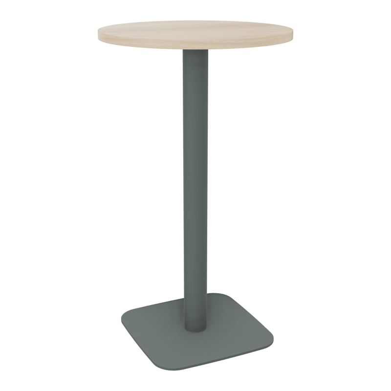 TABLE MANGE DEBOUT RONDE Ø60CM PIED CENTRAL H104,5 CM  ÉP. 25 MM  RZ SU