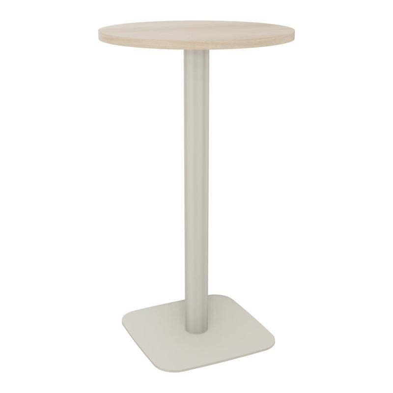 TABLE MANGE DEBOUT RONDE Ø60CM PIED CENTRAL H104,5 CM  ÉP. 25 MM  RZ ZC