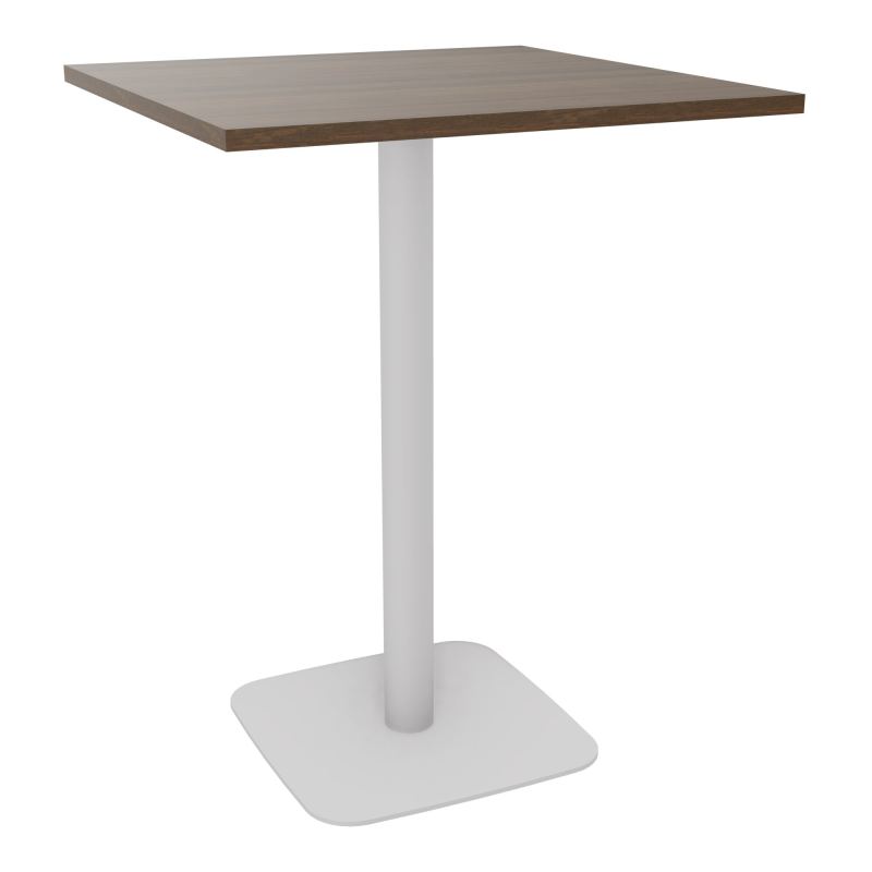 TABLE MANGE DEBOUT CARRÉE 80X80 CM PIED CENTRAL H104,5 CM  ÉP. 25 MM  N6 SD