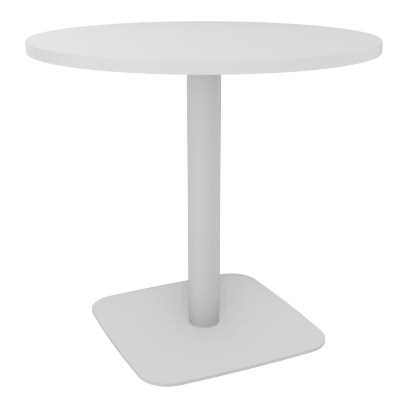TABLE RONDE Ø80 CM PIED CENTRAL H73,5 CM  ÉP. 25 MM MG SD
