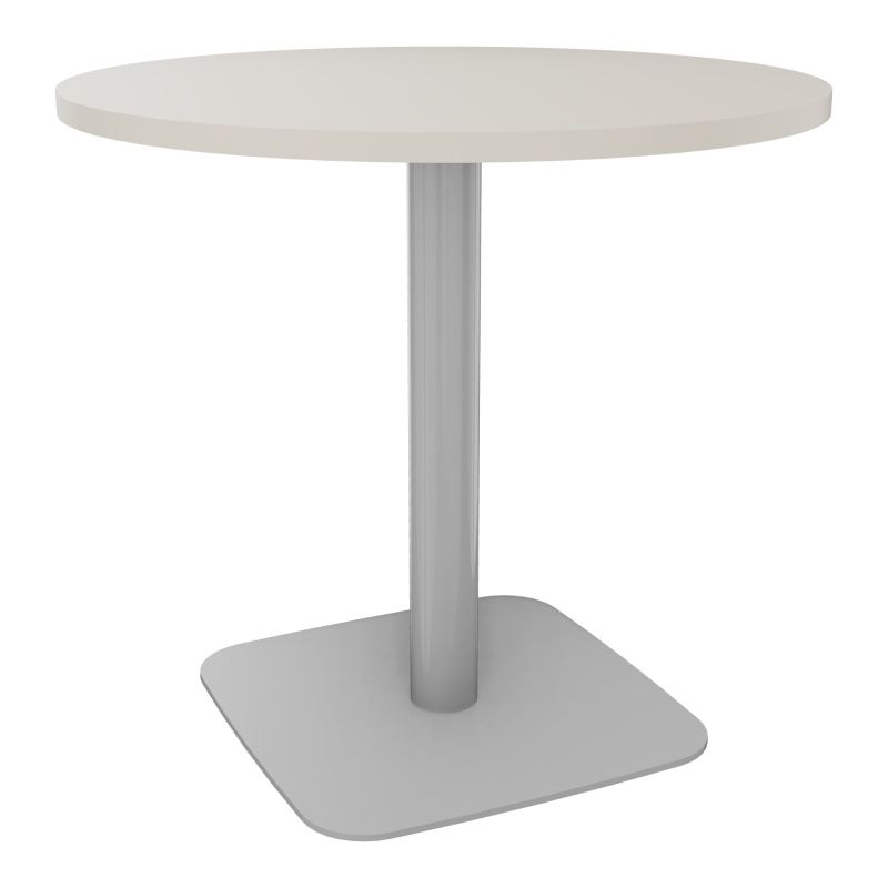 TABLE RONDE Ø80 CM PIED CENTRAL H73,5 CM  ÉP. 25 MM N5 SA