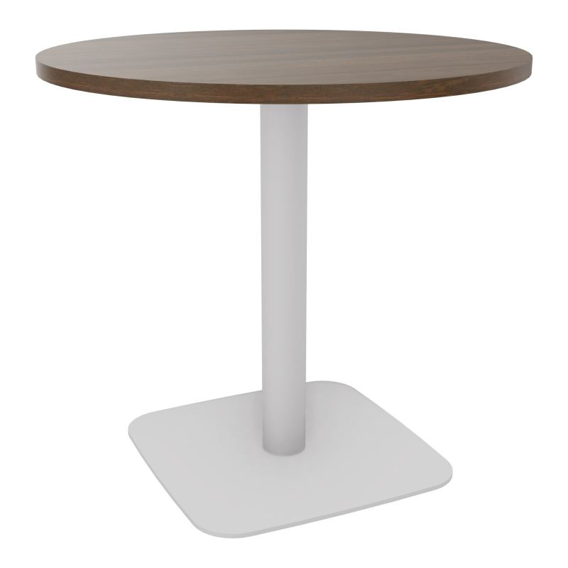 TABLE RONDE Ø80 CM PIED CENTRAL H73,5 CM  ÉP. 25 MM N6 SD
