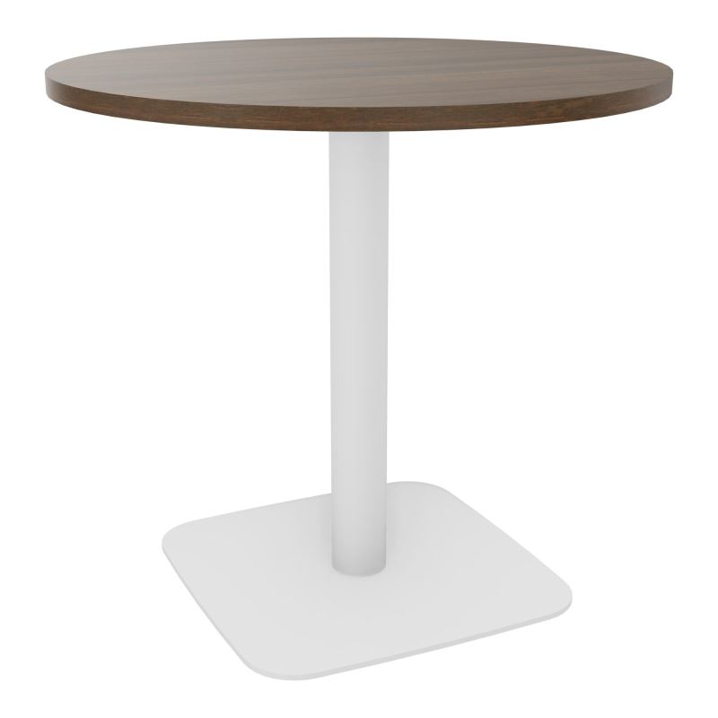 TABLE RONDE Ø80 CM PIED CENTRAL H73,5 CM  ÉP. 25 MM N6 SO