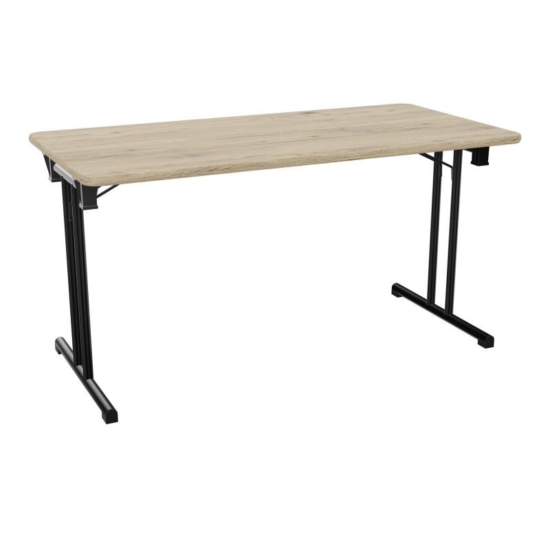 TABLE PLIANTE RECT L140X70 PIETEMENT METAL  R3 SG