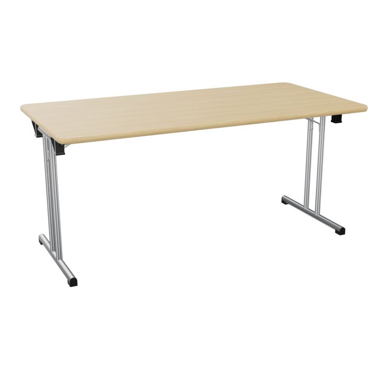 TABLE PLIANTE RECT L160X80 PIETEMENT METAL