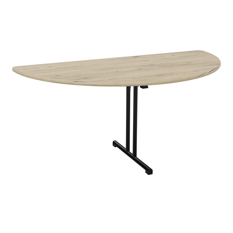 EXTENSION DEMI-LUNE POUR TABLE PLIANTE L160XP80  R3 SG