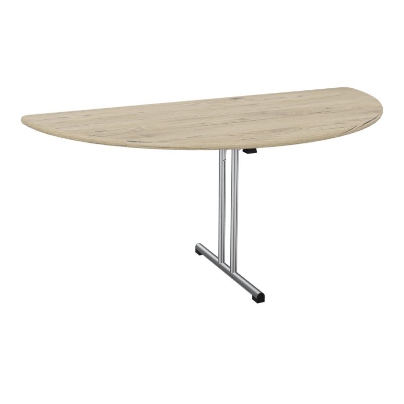 EXTENSION DEMI-LUNE POUR TABLE PLIANTE L160XP80  R3 SQ