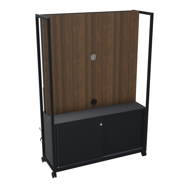 TABLEAU MOBILE MULTIMEDIA AVEC PASSES CABLES + ARMOIRE R9 ZP N6
