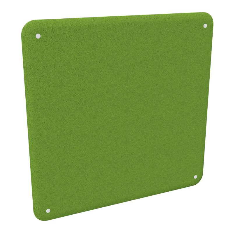 CLOISON SOLANGE BORDS ARRONDIS H120XL120 CM EP. 47 MM BK