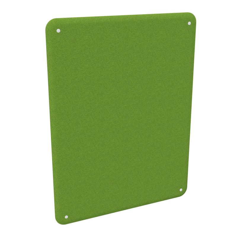 CLOISON SOLANGE BORDS ARRONDIS H160XL120 CM EP. 47 MM BK