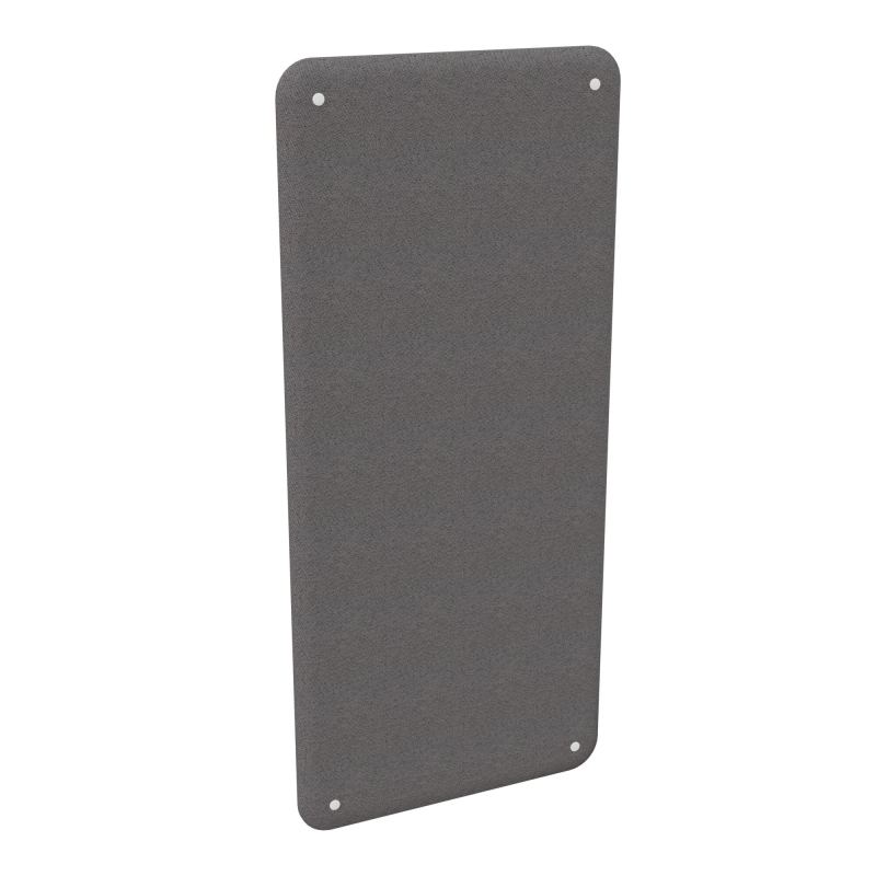 CLOISON SOLANGE BORDS ARRONDIS H180XL80 CM EP. 47 MM BN