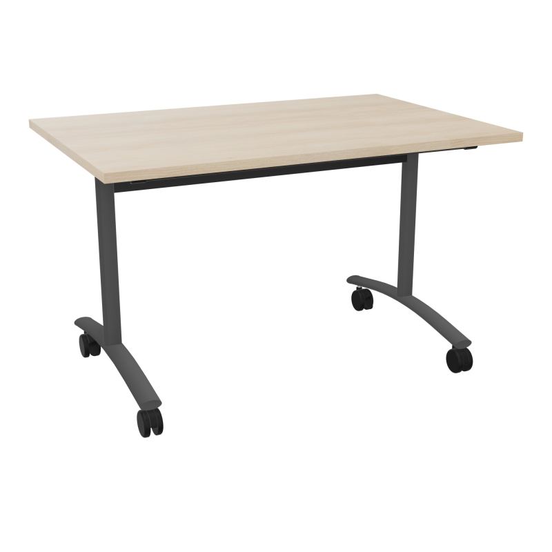 TABLE ABATTANTE L120XP80XH73, 5CM RZ SC