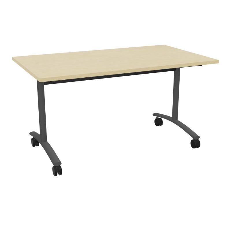 TABLE ABATTANTE L140XP80XH73, 5CM N8 SC