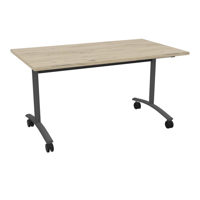 TABLE ABATTANTE L140XP80XH73, 5CM R3 SC
