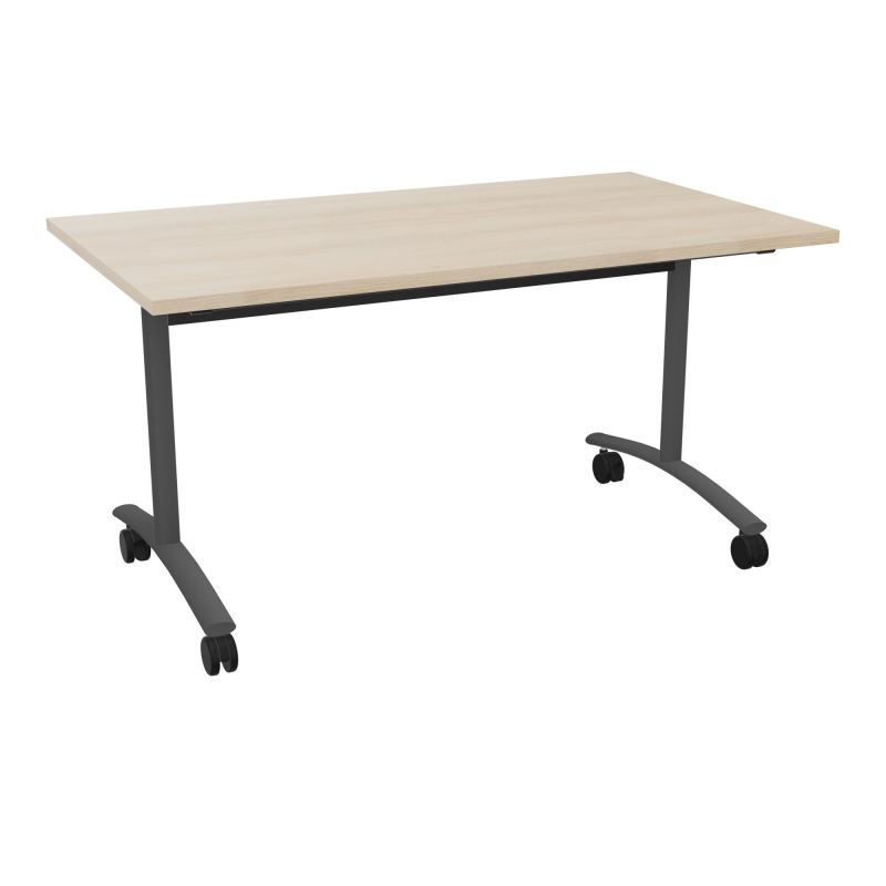TABLE ABATTANTE L140XP80XH73, 5CM RZ SC