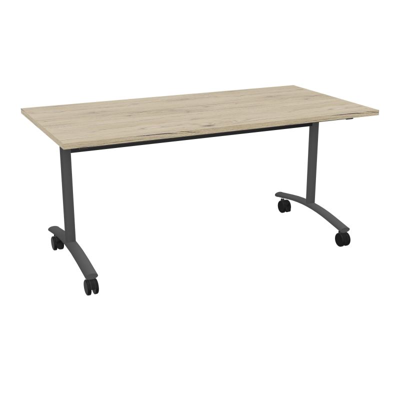 TABLE ABATTANTE L160XP80XH73, 5CM R3 SC