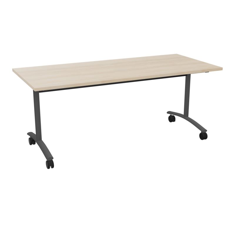 TABLE ABATTANTE L180XP80XH73, 5CM RZ SC