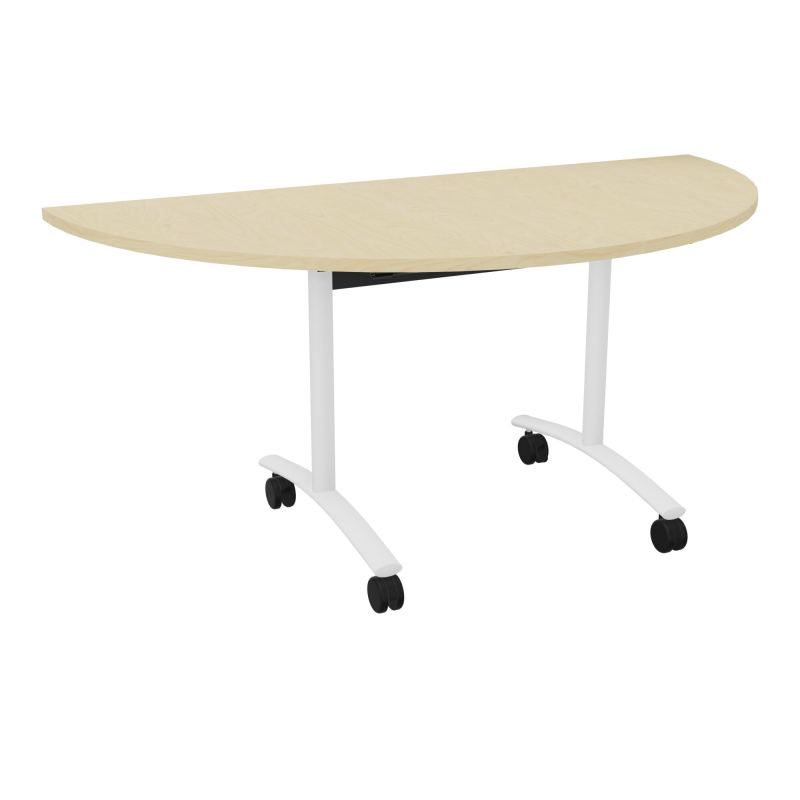 TABLE ABATTANTE 1/2 LUNE 165X 82,5CM N8 SO