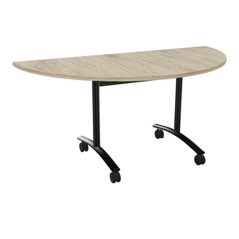 TABLE ABATTANTE 1/2 LUNE 165X 82,5CM R3 SG
