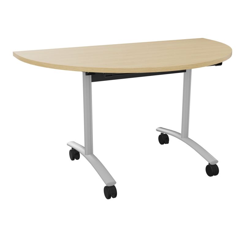 TABLE ABATTANTE 1/2 LUNE 136X78CM