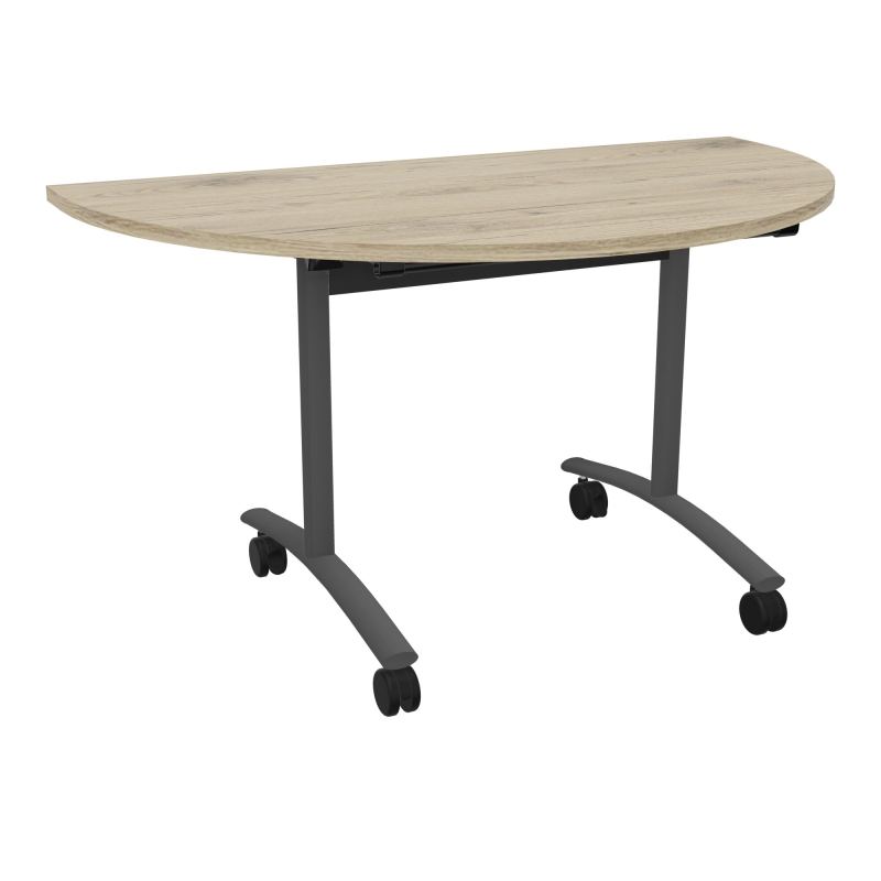 TABLE ABATTANTE 1/2 LUNE 136X 78CM R3 SC