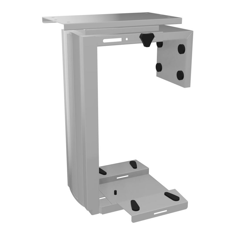 SUPPORT UC H.300 À 450 MM L.135 À 245 P. 240 MM GRIS ARGENT Z4