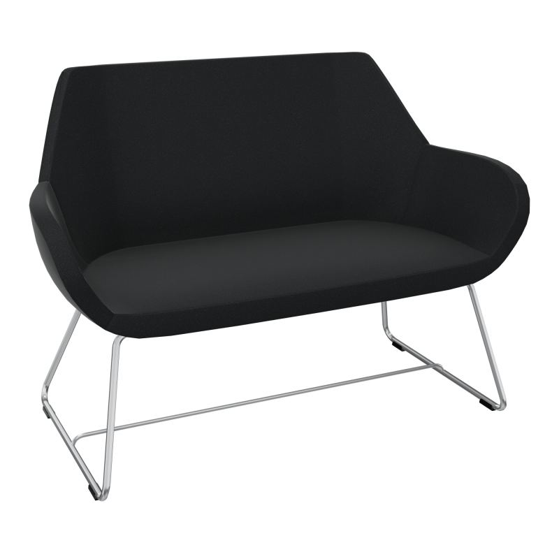 CANAPE BIP 2 PLACES PIETEMENT FILAIRE - REVÊTEMENT TS SQ