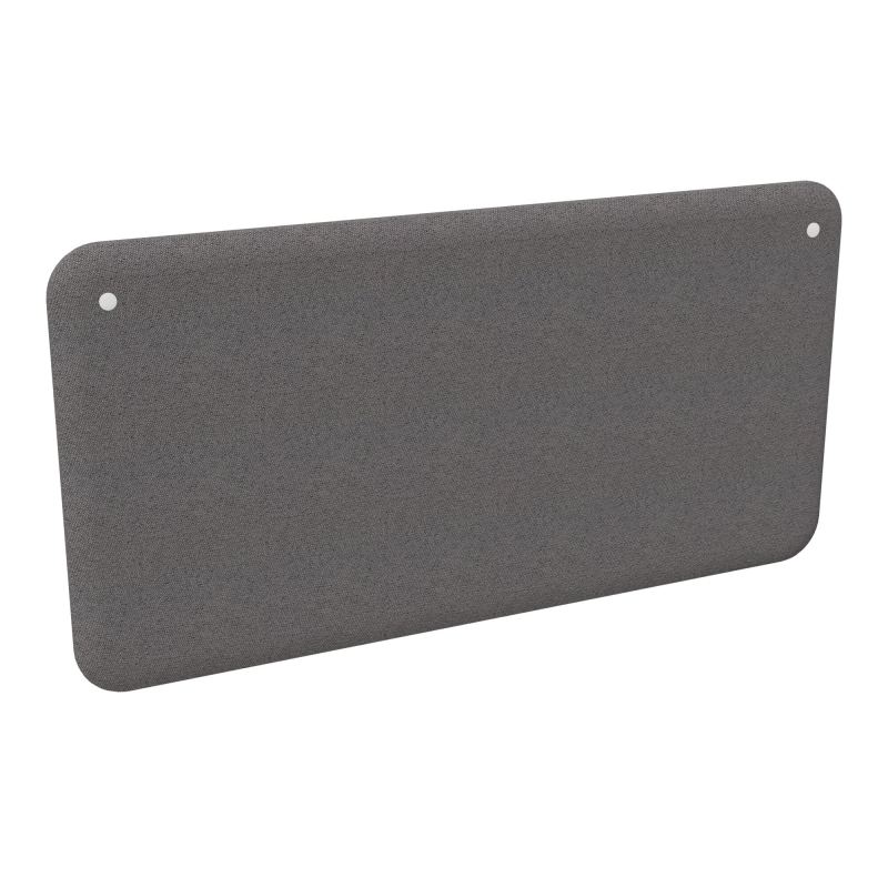 PANNEAUX ECRANS ACOUST. SOLANGE BORDS ARRONDIS H70XL140 CM EP. 47 MM BN